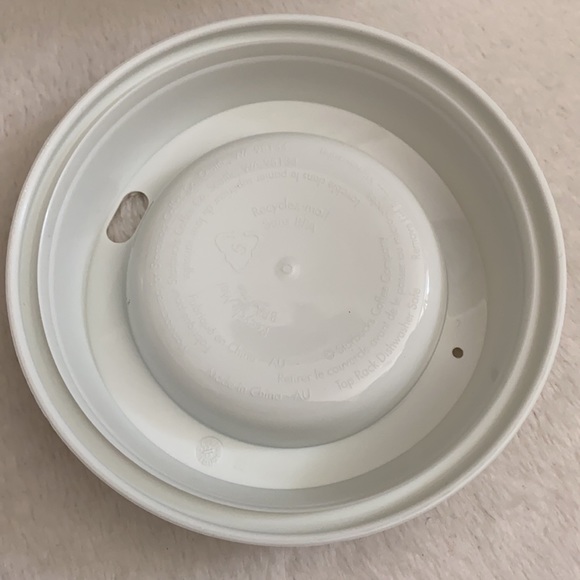 {NWOT} Starbucks | Reusable Coffee Mug Water Cup Plastic White/Green 16oz Grande - Picture 12 of 15
